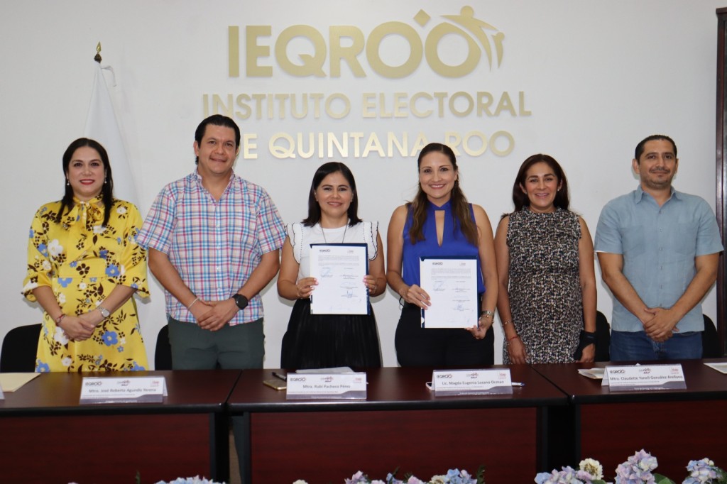 IEQROO e IDAIPQROO firma convenio de colaboración Revista Fusión Q